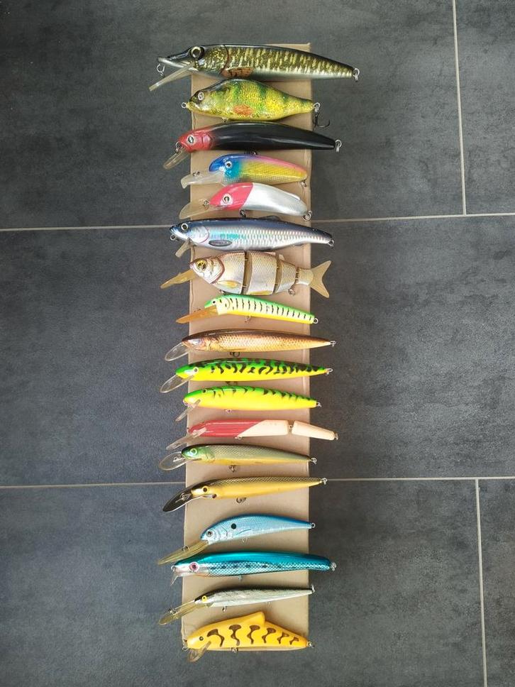 Diverse kunstaasjes te koop Dam-Spro-Storm etc, Watersport en Boten, Hengelsport | Roofvissen, Gebruikt, Overige typen, Ophalen of Verzenden
