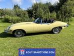 Jaguar E-Type Series 2 Cabriolet | 1969 | Route 66 Auctions, Auto's, Oldtimers, Overige carrosserieën, Zwart, Bedrijf, Handgeschakeld