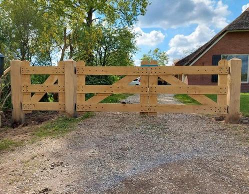 Landhek op-maat! Veel mogelijk!, Tuin en Terras, Tuinhekken en Hekwerk, Nieuw, Tuinhek, Hout, Ophalen of Verzenden