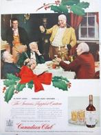 12 vintage advertenties reclames Canadian Club whisky 50-72, Verzamelen, Ophalen of Verzenden, Gebruikt
