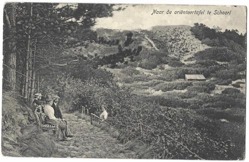 Schoorl, Naar de oriënteertafel te Schoorl, Verzamelen, Ansichtkaarten | Nederland, Gelopen, Noord-Holland, Voor 1920, Verzenden