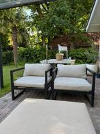 Karwei tuinstoel / loungestoel 2 stuks, Tuin en Terras, Tuinstoelen, Ophalen, Gebruikt, Aluminium