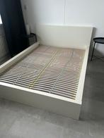 Bed frame + Lattenbodem (160x180cm), Huis en Inrichting, Ophalen, Gebruikt, Wit, 190 cm of minder
