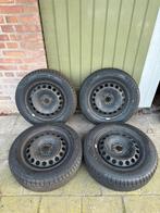 velgen met winterbanden 185/65/15 5x100 Polo, Ibiza 7mm, Auto-onderdelen, Banden en Velgen, Ophalen, Gebruikt, 15 inch, Banden en Velgen