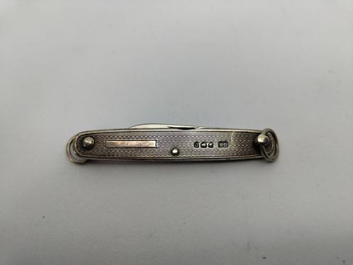 Sterling Zilver .925 Charles Clements Zakmes uit 1956, Caravans en Kamperen, Kampeergereedschap, Gebruikt, Ophalen of Verzenden