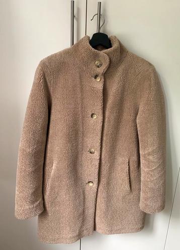 Beaumont beige gevoerde teddy jas maat M beschikbaar voor biedingen
