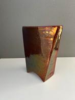 Mooie Mobach vaas in koper, goud en bruin, Ophalen