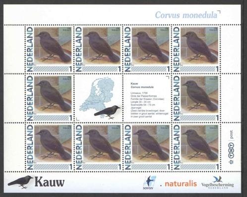 Vogels in Nederland: Kauw, Postzegels en Munten, Postzegels | Nederland, Postfris, Na 1940, Ophalen of Verzenden