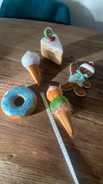 Velours kerst figuren, Ophalen, Zo goed als nieuw