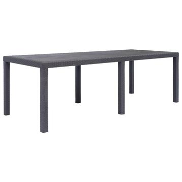 Tuintafel 220x90x72 cm rattan-look €142,95 beschikbaar voor biedingen