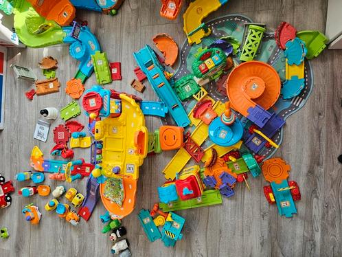 toet toet autos en zoef zoef dieren V tech, Kinderen en Baby's, Speelgoed | Vtech, Gebruikt, Ophalen