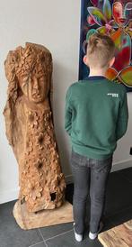 Houtsnijwerk massief groot Boeddha paneel Indonesie 145 cm, Verburgt Vintage, Nieuw, Ophalen of Verzenden, https://verburgtvintage.nl/#contact