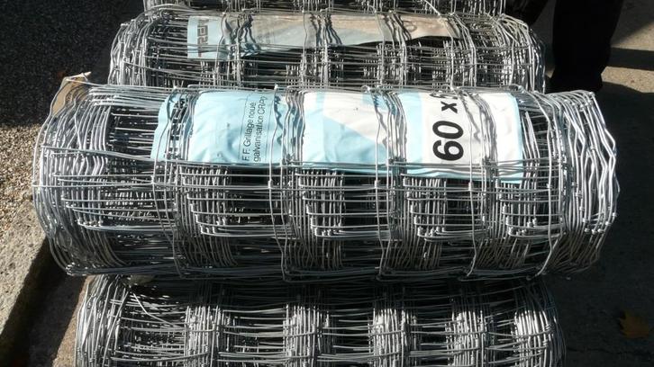 Schapengaas 50 meter Rol type 60/6, Tuin en Terras, Gaas en Draad, Nieuw, 20 meter of meer, Ophalen