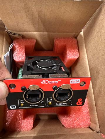 Allen & Heath SQ Dante 64 kaart - M-SQ-DANT64-AX beschikbaar voor biedingen