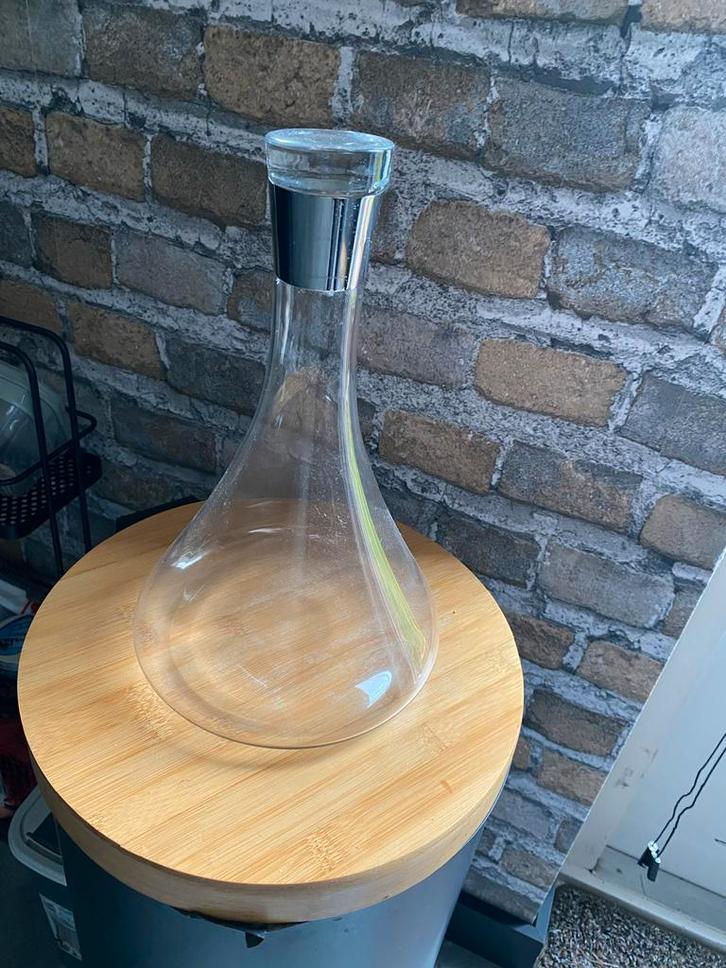 Glazen karaf- Modern Design, Antiek en Kunst, Antiek | Glas en Kristal, Ophalen of Verzenden