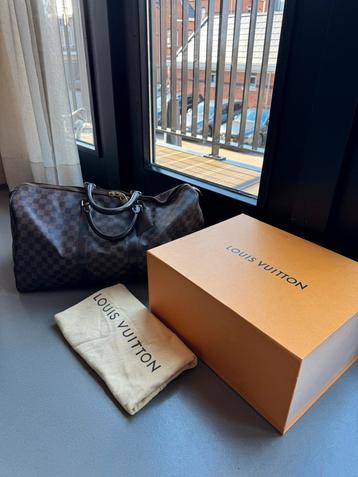 Louis Vuitton Keepall 50 Damier Bruin beschikbaar voor biedingen