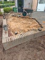 Gratis geel zand, Tuin en Terras, Zand, Ophalen, Gebruikt, Ophoogzand