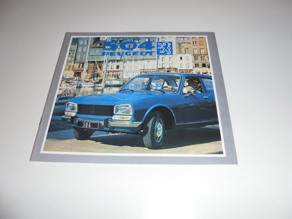brochure Peugeot 504 modellen 1982, Ophalen of Verzenden, Nieuw, Peugeot