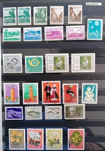 Postzegels Bulgarije, ca 125 stuks. Uit Oostbloktijdperk. beschikbaar voor biedingen
