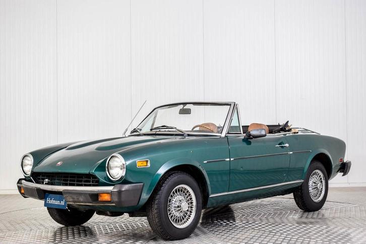 Fiat 124 Spider 1800 (bj 1977), Auto's, Fiat, Bedrijf, Te koop, 124 Spider, Lederen bekleding, Open dak, Benzine, Cabriolet, Handgeschakeld