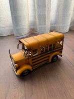 Metalen Amerikaanse Schoolbus - Decoratief, Ophalen of Verzenden