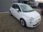 Fiat 500 0.9 Twinair C 2014 Wit, Auto's, Fiat, Voorwielaandrijving, Beige, 840 kg, Leder en Stof