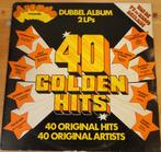 40 Golden Hits (2-LP's ), Cd's en Dvd's, Vinyl | Pop, Ophalen of Verzenden, 1980 tot 2000, Gebruikt, 12 inch