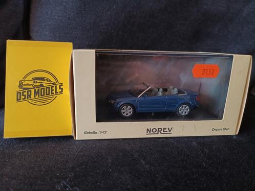 1:43 Audi A4 Cabriolet, Hobby en Vrije tijd, Modelauto's | 1:43, Nieuw, Auto, Norev, Ophalen of Verzenden