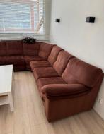 Bruine hoekbank - Moet ZSM weg!!!!, Huis en Inrichting, Ophalen of Verzenden, Gebruikt