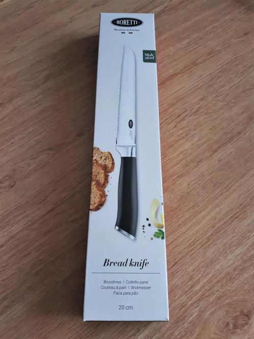 Boretti broodmessen, Huis en Inrichting, Keuken | Bestek, Nieuw, Los bestek, Rvs of Chroom, Vaatwasserbestendig, Ophalen of Verzenden
