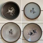 AMHA bord wandbordje vintage vissen paard hert, Antiek en Kunst, Ophalen of Verzenden