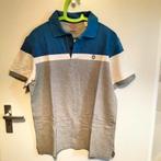 Mooie blauw-grijs gestreepte polo maat L van Murphy & Nye, Blauw, Ophalen of Verzenden, Zo goed als nieuw, Murphy & Nye