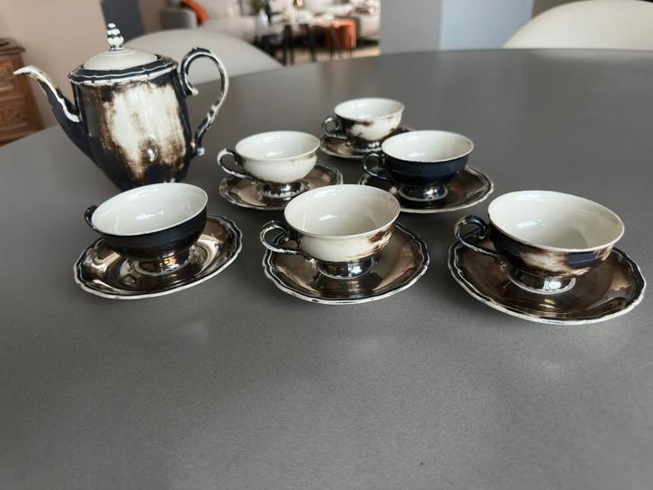 Johann Haviland Bavaria – porseleinen koffie/thee set, Antiek en Kunst, Antiek | Servies compleet, Ophalen of Verzenden