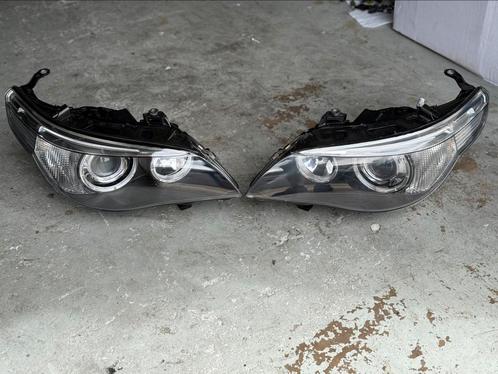 BMW E60 E61 5 Serie’s Adaeptieve Bi-Xenon Koplamp Set Orignl, Auto-onderdelen, Verlichting, BMW, Gebruikt, Ophalen of Verzenden