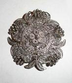 Broche Filigrain Groot Zilver 925, 4 tot 7 cm, Verzenden, Zo goed als nieuw, Zilver