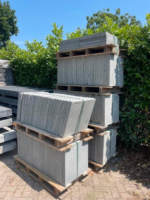 Oud Hollandse tegels 50x50x5cm Grijs RESTPARTIJ, Tuin en Terras, Tegels en Klinkers, Nieuw, Terrastegels, Beton, 10 m² of meer
