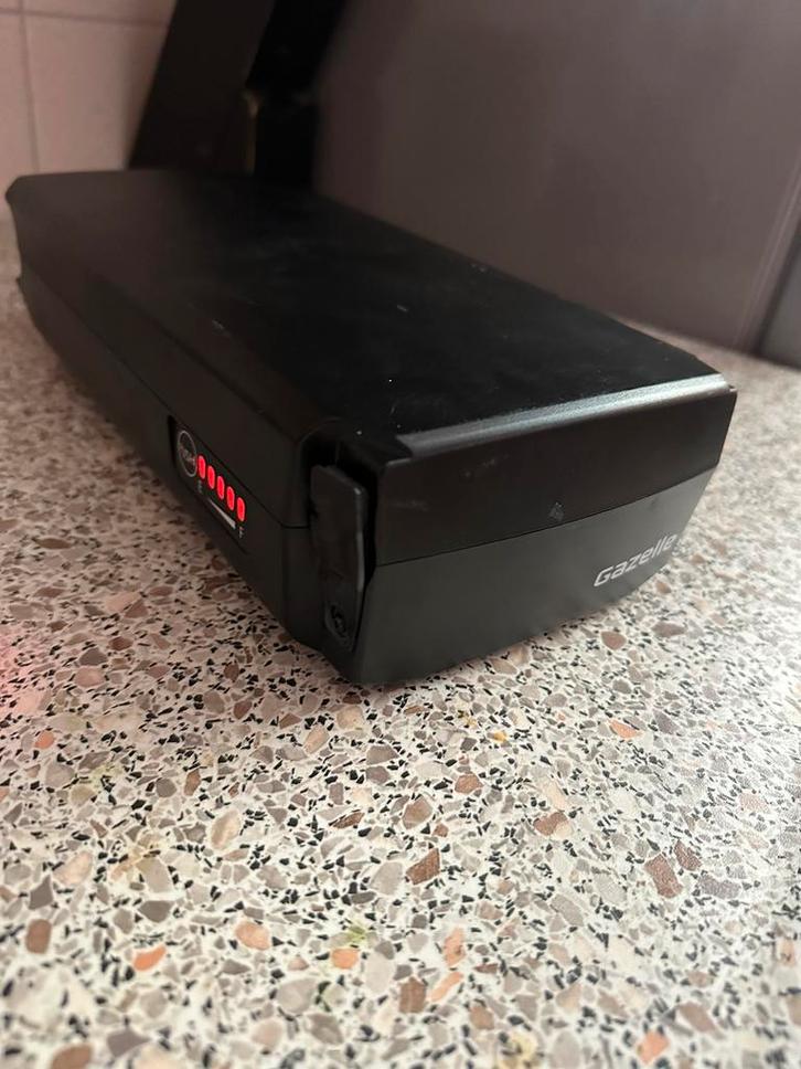 Zgn Goedwerkende Gazelle Panasonic platinum accu, Fietsen en Brommers, Fietsaccessoires | Fietsaccu's, Zo goed als nieuw, Ophalen