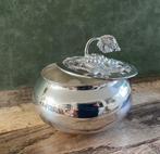 Stijlvolle Vintage Zilverkleurige Pot met Deksel 35 stuks, Ophalen of Verzenden