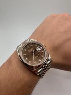 Rolex Datejust 126331 Choco Diamond Dial Jubilee 41mm - 2019, Ophalen, Staal, Polshorloge, Zo goed als nieuw