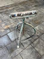 Steun bok met rol vintage oud leger 3poot, Ophalen, Gebruikt