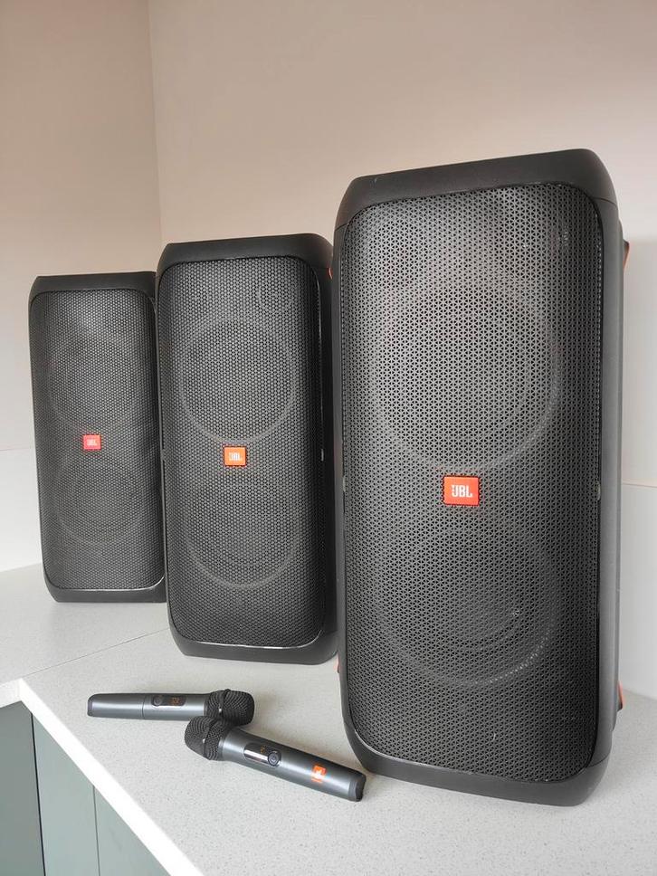 VERHUUR JBL 310 - 320 party box - speaker, Audio, Tv en Foto, Luidsprekers, Zo goed als nieuw, 120 watt of meer, JBL, Ophalen