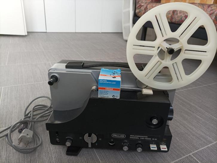 Pallas Soundmatic HS-1200 S-8 Super 8 Filmprojector, Audio, Tv en Foto, Diaprojectors, Gebruikt, Ophalen of Verzenden