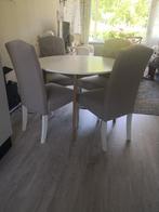 eethoek - eettafel - 4 stoelen - jysk, Ophalen, Gebruikt, 50 tot 100 cm, 100 tot 150 cm
