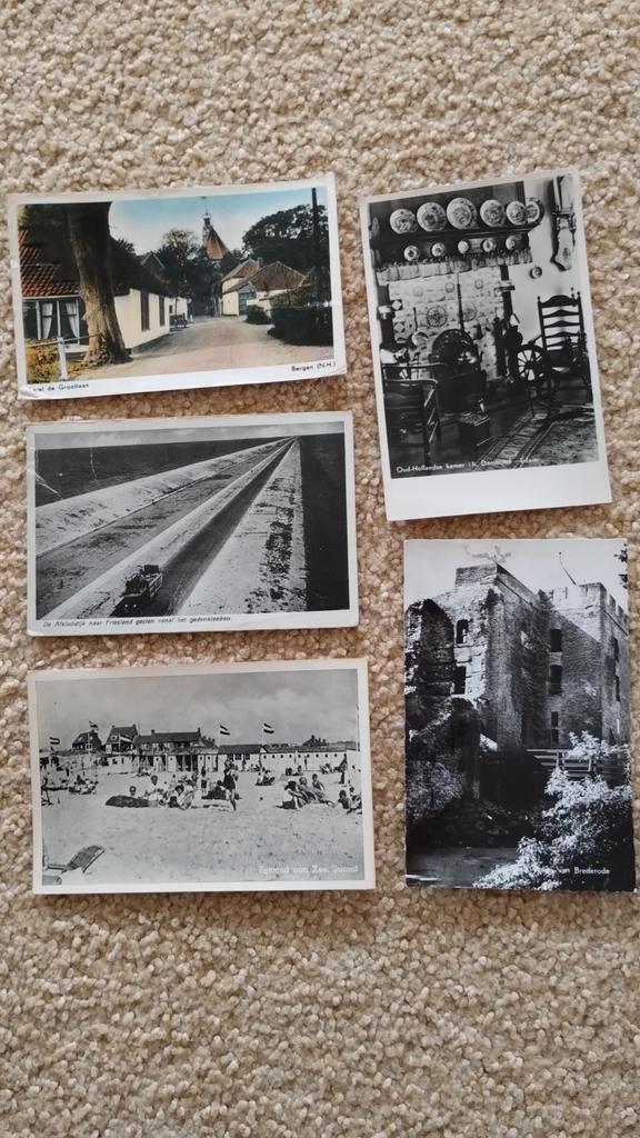 Oude Ansichtkaarten Collectie - Div. N-Holland, Verzamelen, Ansichtkaarten | Nederland, Gelopen, Noord-Holland, 1960 tot 1980