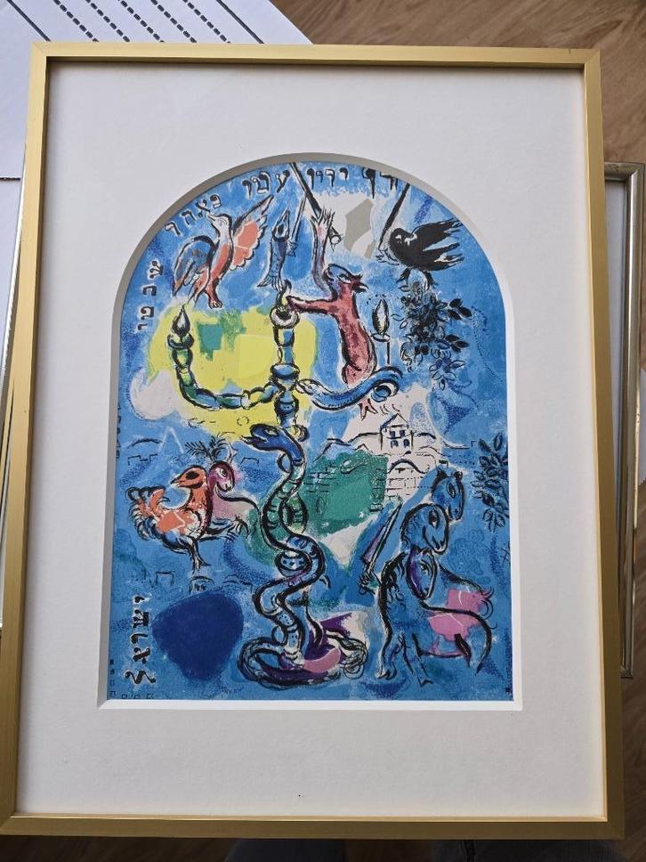 Lithografie van Marc Chagall, Antiek en Kunst, Antiek | Keramiek en Aardewerk, Verzenden