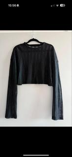 Shein glitter crop top - maat M, Maat 38/40 (M), Zwart, Ophalen of Verzenden, Zo goed als nieuw