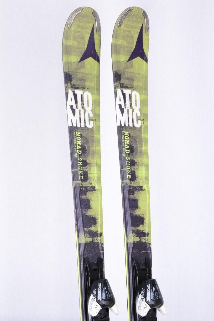 150 157 171 ski's ATOMIC NOMAD SMOKE, green/black, woodcore, 140 tot 160 cm, Gebruikt, Ophalen of Verzenden, Atomic