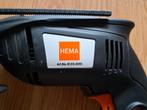 Hema Boormachine HID-500 Zo Goed Als Nieuw, Boormachine, Ophalen of Verzenden, Zo goed als nieuw, Variabele snelheid
