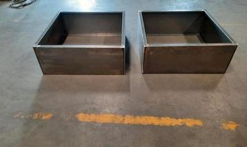 Cortenstalen plantenbakken maatwerk 100x100x30  beschikbaar voor biedingen