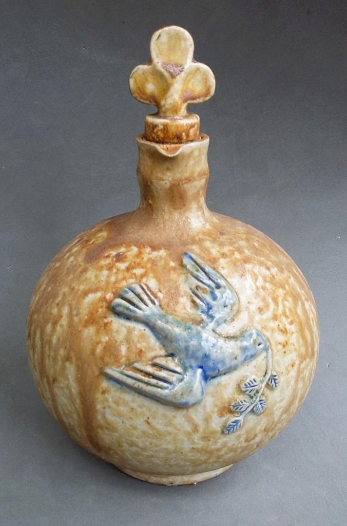 1940-1945 Beesel Terraco Draak Wijwaterkruik Wijwater Kruik, Antiek en Kunst, Antiek | Keramiek en Aardewerk, Ophalen of Verzenden